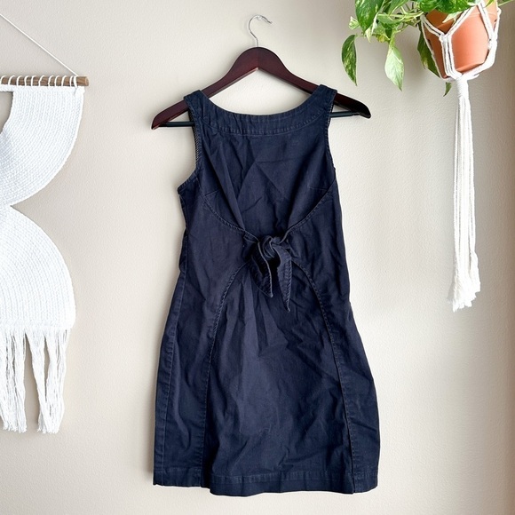 Anthropologie Holding Horses Clara Denim Front Tie Mini Dress - Picture 2 of 5